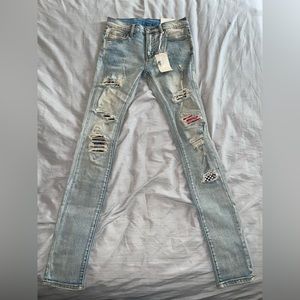 3 pairs of MNML jeans with the total value of $176, now for $120